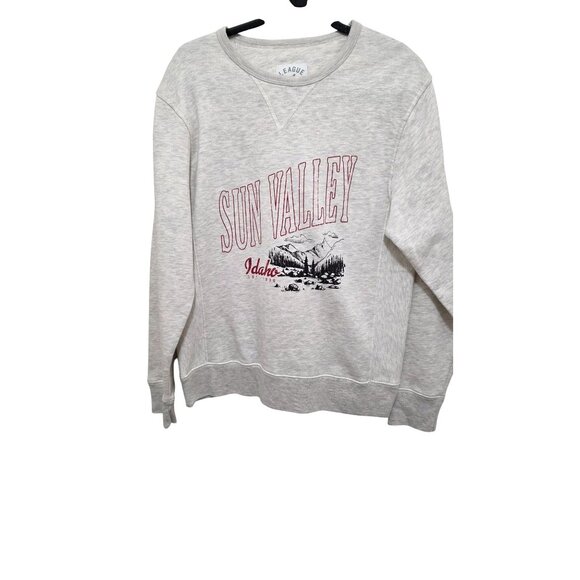 Sun Valley Idaho Graphic Crewneck Sweatshirt Small By League - Picture 1 of 7